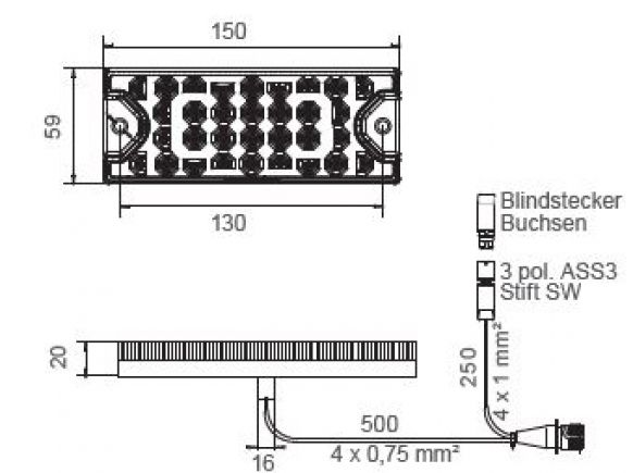 MiniLED 2 12V/24V - 416488.001 - Συνδυαστικοί πίσω προβολείς