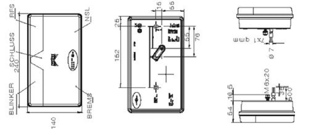 Multi LED 2 / Έκδοση High 12V/24V - 419203.001 - Πίσω φώτα