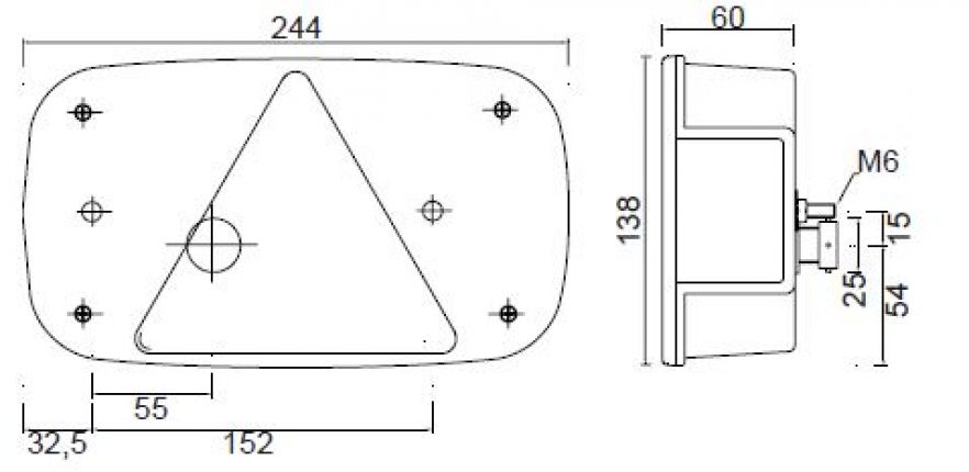Multipoint 3 - 404492.001 - συνδυασμός πίσω φώτων