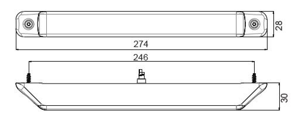 Linepoint 2 LED 12V/24V - 417195.001 - Πίσω λαμπτήρες