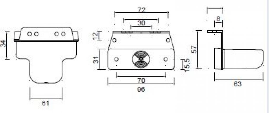 Flatpoint 1 LED - 404783.001 - πλευρικά φώτα σήμανσης