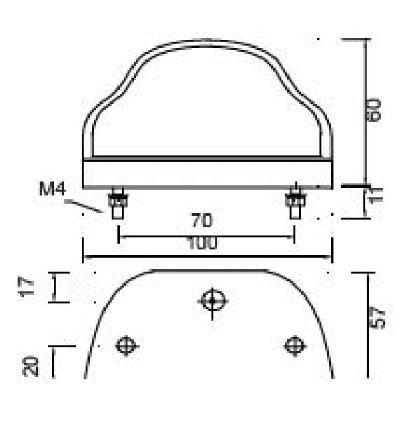 Regpoint - 402523.001 - Φώτα πινακίδων κυκλοφορίας