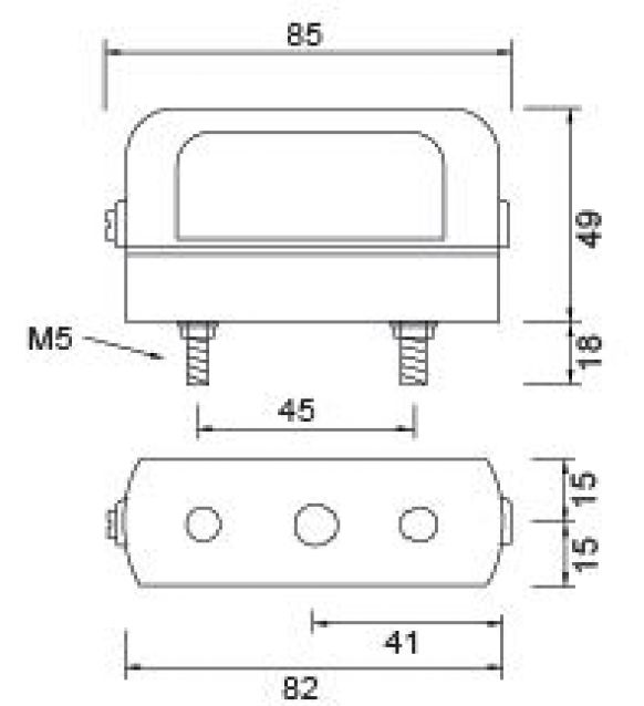 Regpoint Small - 402524.001 - Φώτα πινακίδας αριθμού κυκλοφορίας