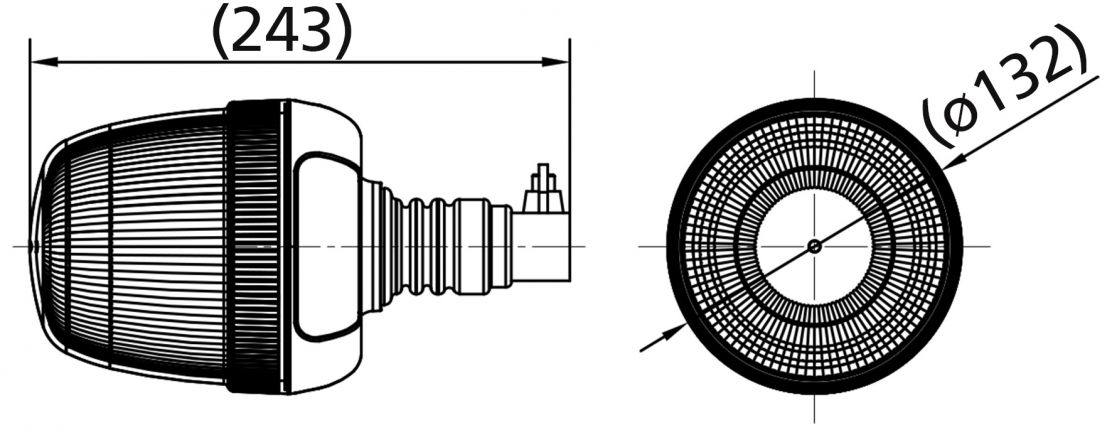Περιστρεφόμενος φάρος υψηλός - 421457.001 - Περιστρεφόμενοι φάροι