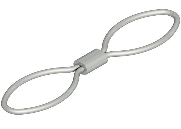 Καλώδιο σύσφιξης για ρυμουλκούμενα χωρίς φρένο έως 1500kg - 6B1987.001 - Μπάλα με φλάντζα