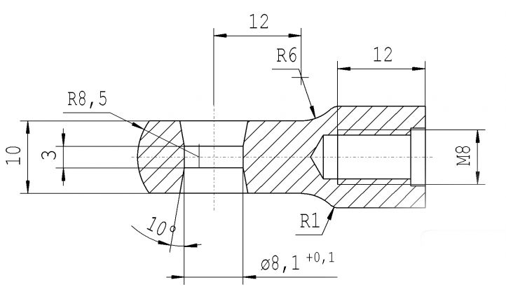 Eye - 415548.001 - Gas spring strut accessories