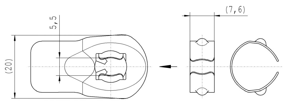 Υποδοχή σφαίρας - 416902.001 - Αξεσουάρ ελατηρίου αερίου