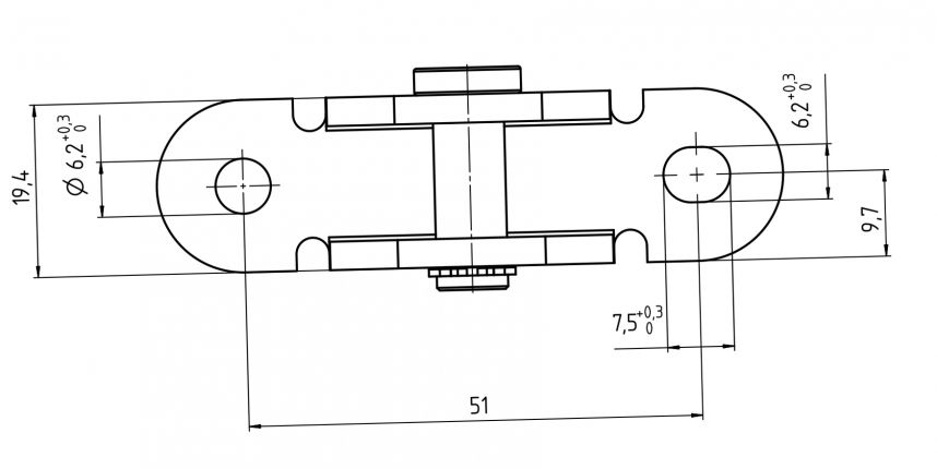 Βραχίονας σύνδεσης - 412942.001 - Υλικό στερέωσης ελατηρίου αερίου