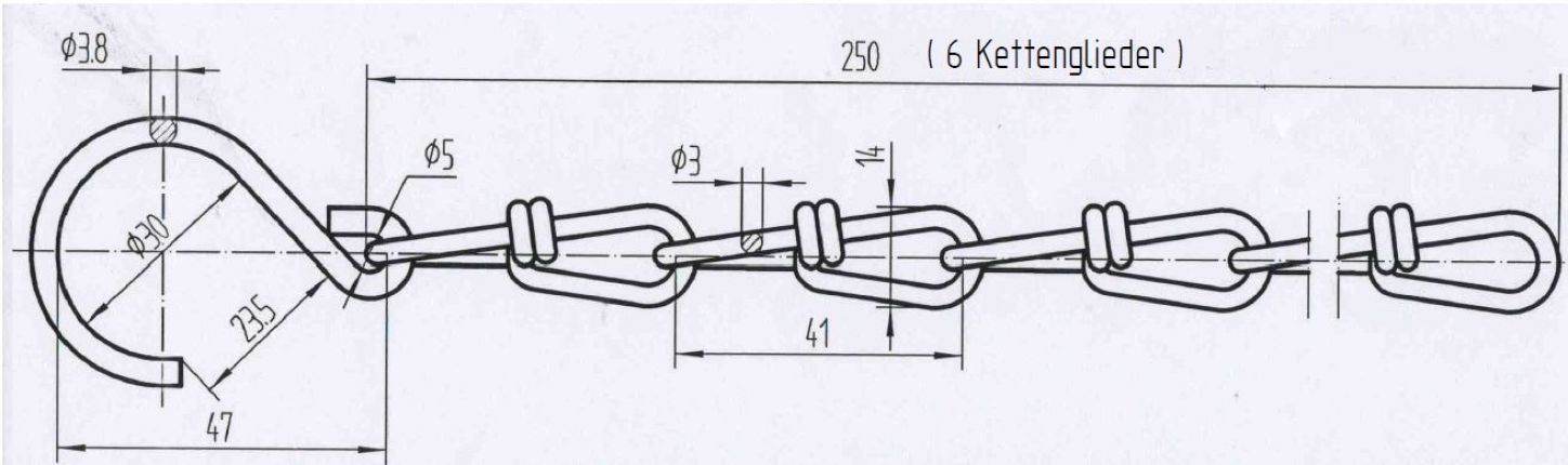Αλυσίδα συγκράτησης - 402187.001 - Συνδετήρες