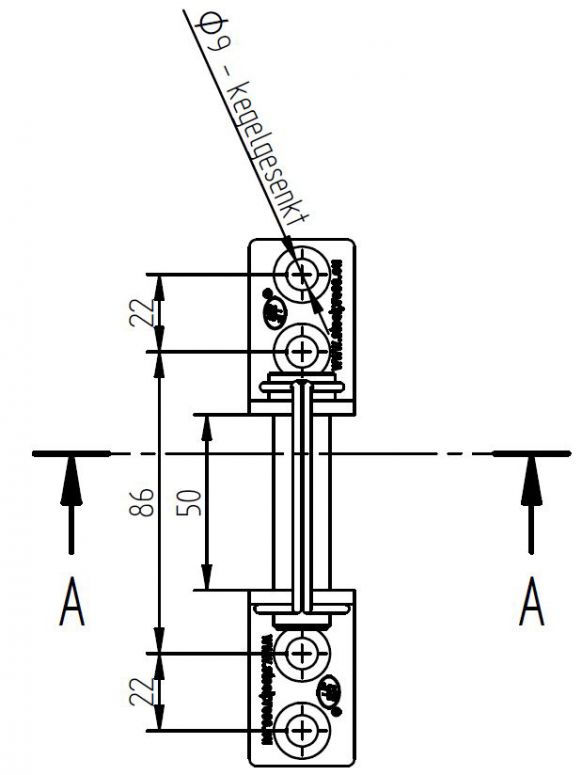 Καρφίτσα μεντεσέδων - 413623.001 - Μεντεσέδες