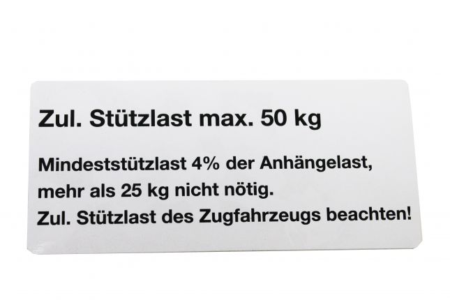 Πινακίδα στήριξης φορτίου για ρυμουλκούμενα αυτοκινήτων - 404443.001 - Πινακίδες