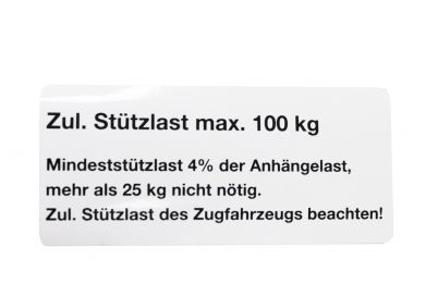 Πινακίδα στήριξης φορτίου για ρυμουλκούμενα αυτοκινήτων - 404445.001 - Πινακίδες