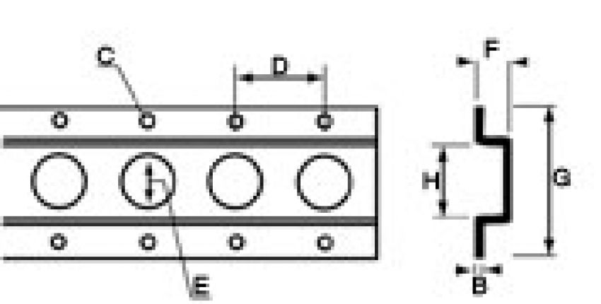 Κανάλι αγκύρωσης στρογγυλής οπής - 416939.001 - Αγκύριο στερέωσης