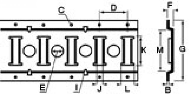 Κανάλι αγκύρωσης με αυλακώσεις - 416942.001 - Αγκύριο στερέωσης