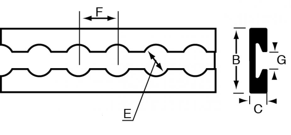 Κανάλι αγκύρωσης αεροπορικής γραμμής - 416946.001 - Άγκυρα στερέωσης