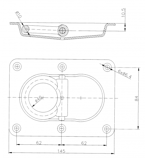 ώμος πρόσδεσης χωρίς ελατήριο - 404277.001 - Άγκυρα στερέωσης