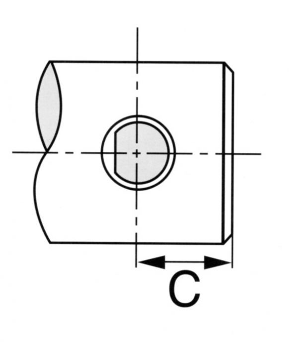 Καρφίτσα πεταλούδας - 407807.005 - Καρφίτσα πεταλούδας / πείρος ελατηρίου