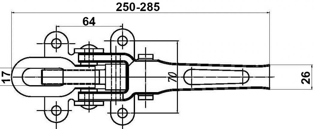 Εκκεντρική κλειδαριά - 407974.001 - Κλειδαριές