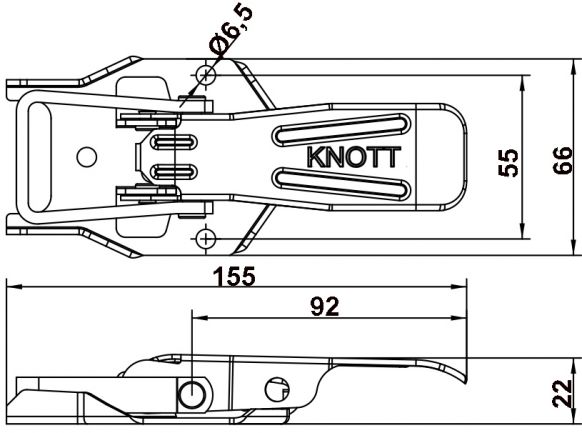 Εκκεντρική κλειδαριά - 6S5692.001 - Κλειδαριές