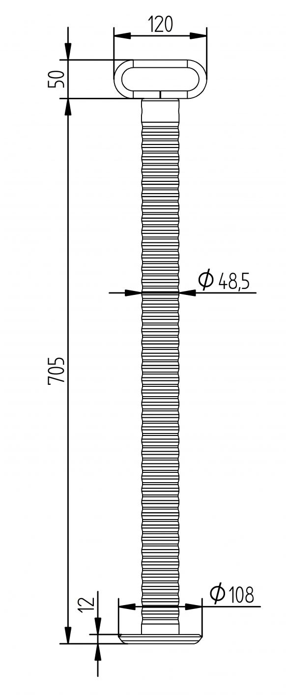 Στήριξη πτώσης TL48 - 6D6585.001 - Πόδια στήριξης