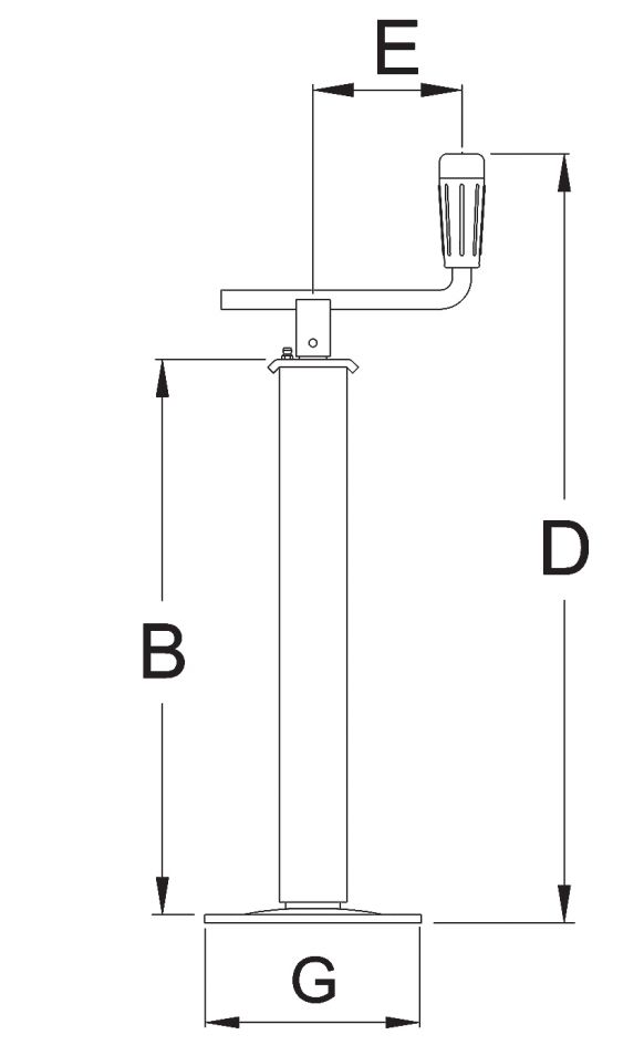 Στήριξη ατράκτου P545 - 402620.001 - Πόδια στήριξης