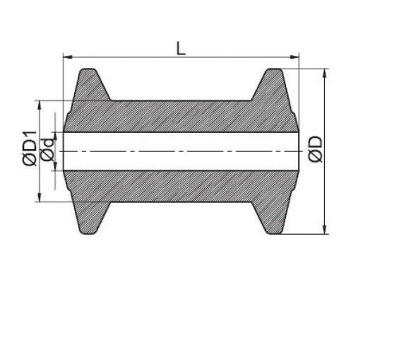 Κυλινδρικός κύλινδρος 4" - 6X1064.034 - ρυμουλκούμενο σκάφους