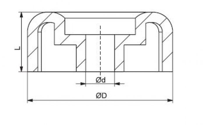 Καπάκι άκρου 3" - 6X1067.001 - Ρυμουλκούμενο σκάφους
