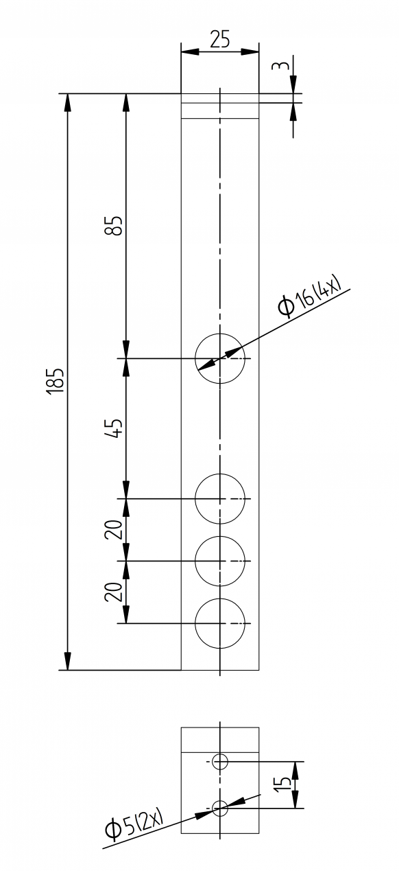 Γαλβανισμένο στήριγμα ράβδων - 34087493 - Συσκευή μετάδοσης κίνησης