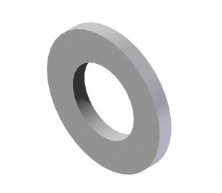 Επίπεδη ροδέλα με λοξότμηση - D125.017 - Εξαρτήματα DIN